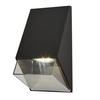 Grus Angled Outdoor Wall Light - Black