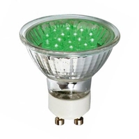 GU10 LED Light Bulb 0.8 Watt - Green