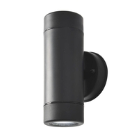 Hahn Outdoor Polycarbonate LED Single Up & Down Wall Light - Black