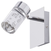 Halifax LED 1 Light Adjustable Wall Light - Chrome