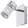 Halifax LED 1 Light Adjustable Wall Light - Chrome