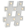 Hash LED Table Lamp - White
