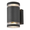 Helo 2 Light Outdoor Up and Down Wall Light - Dark Grey