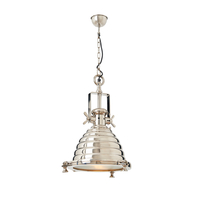Holly 1 Light Diner Ceiling Pendant - Chrome
