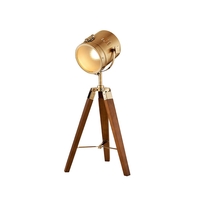 Holly Tripod Spotlight Table Lamp - Satin Nickel