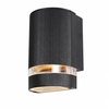 Holme Small Up or Down Light Outdoor Wall Light - Black