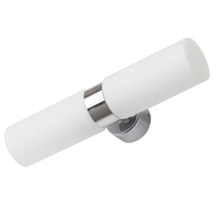 Horizontal Glass Bathroom Wall Light
