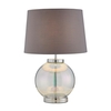 Idris Iridescent Round Table Lamp - Smoke