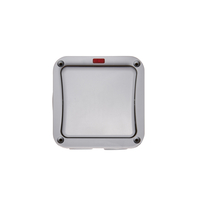 IP66 1 Gang 2 Way Outdoor Switch - Grey