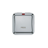 IP66 1 Gang Outdoor Bell Push Switch - Grey