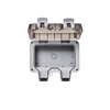 IP66 Empty 2 Gang Outdoor Plug Socket Cover - Grey