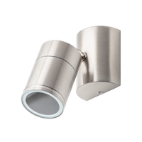 Irela 1 Light Adjustable Spotlight Wall Light - Stainless Steel