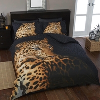 Jaguar 200cm x 135cm Single Duvet Set - Orange