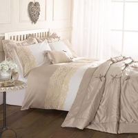 Jenna Double Duvet Set - Latte