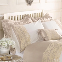 Jenna Pair of Pillow Shams - Latte