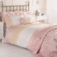 Jenna Single Duvet Set - Pink