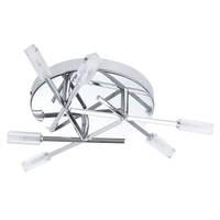 Kalina 6 Light Semi Flush Ceiling Light - Chrome