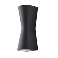 Keila Outdoor Egg Timer Style LED Up and Down Wall Light - Anthracite