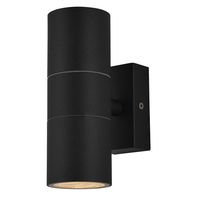 Kenn 2 Light Up and Down Outdoor Wall Light - Black