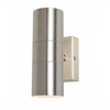 Kenn 2 Light Up and Down Outdoor Wall Light - Stainless Steel