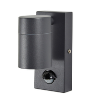 Kenn Up or Down Outdoor Wall Light with PIR Sensor - Anthracite