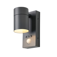 Kenn Up or Down Outdoor Wall Light with PIR Sensor - Anthracite