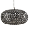 Kensington 3 Light Glass Mesh Ceiling Pendant - Smoke