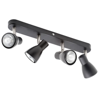 Kollig 4 Light Ceiling Spotlight Bar - Black