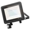 Langton Outdoor LED 50 Watt Slimline Flood Light with PIR Sensor - Black