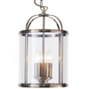 Lantern Pendant Light - 3 Light Hall Antique Brass