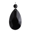 Large Black Almond Crystal