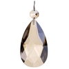 Large Champagne Almond Crystal