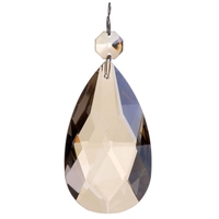 Large Champagne Almond Crystal