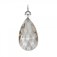 Large Clear Almond Crystal