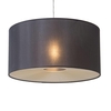 Large Ribbon Easy to Fit Ceiling Shade Drum - Black