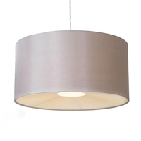 Large Ribbon Easy to Fit Ceiling Shade Drum - Mocha