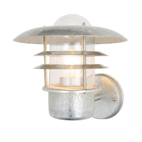 Lark Tiered Outdoor Fishermans Lantern - Galvanised Steel