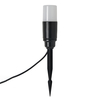 Laurel Outdoor Solar RGB LED Garden Path Spike Lights Kit - Black
