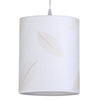 Leafy Coarse Texture Easy to Fit Cylinder Ceiling Shade - Cream