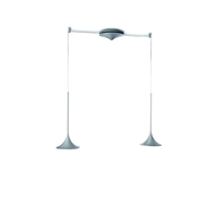 Ledino 2 Light LED Pendant Ceiling Light - Grey