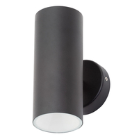 Lem Outdoor 2 Light LED Wall Light - Black