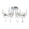 Lily Flush Droplet Ceiling Light - Chrome