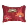 Lotus Design Cushion - Red & Orange