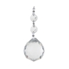 Louvre 12 Light Chrome Spare Clear Crystal set C