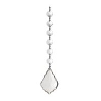Louvre 5 Light Chrome Spare Champagne Crystal set F