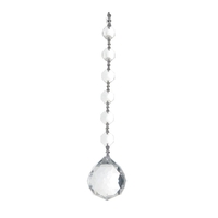 Louvre 5 Light Chrome Spare Clear Crystal set H