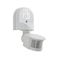 Luton Outdoor 180 Degree PIR Sensor - White