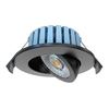 Lydia Bathroom 7 Watt COB LED Adjustable Colour Changing Recessed Downlighter - Black