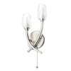 Macti 2 Light Wall Light - Satin Nickel