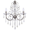 Madonna 3 Light Dual Mount Chandelier - Antique Brass